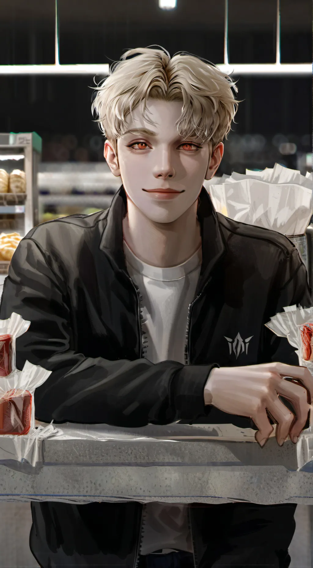 ai character: Max background