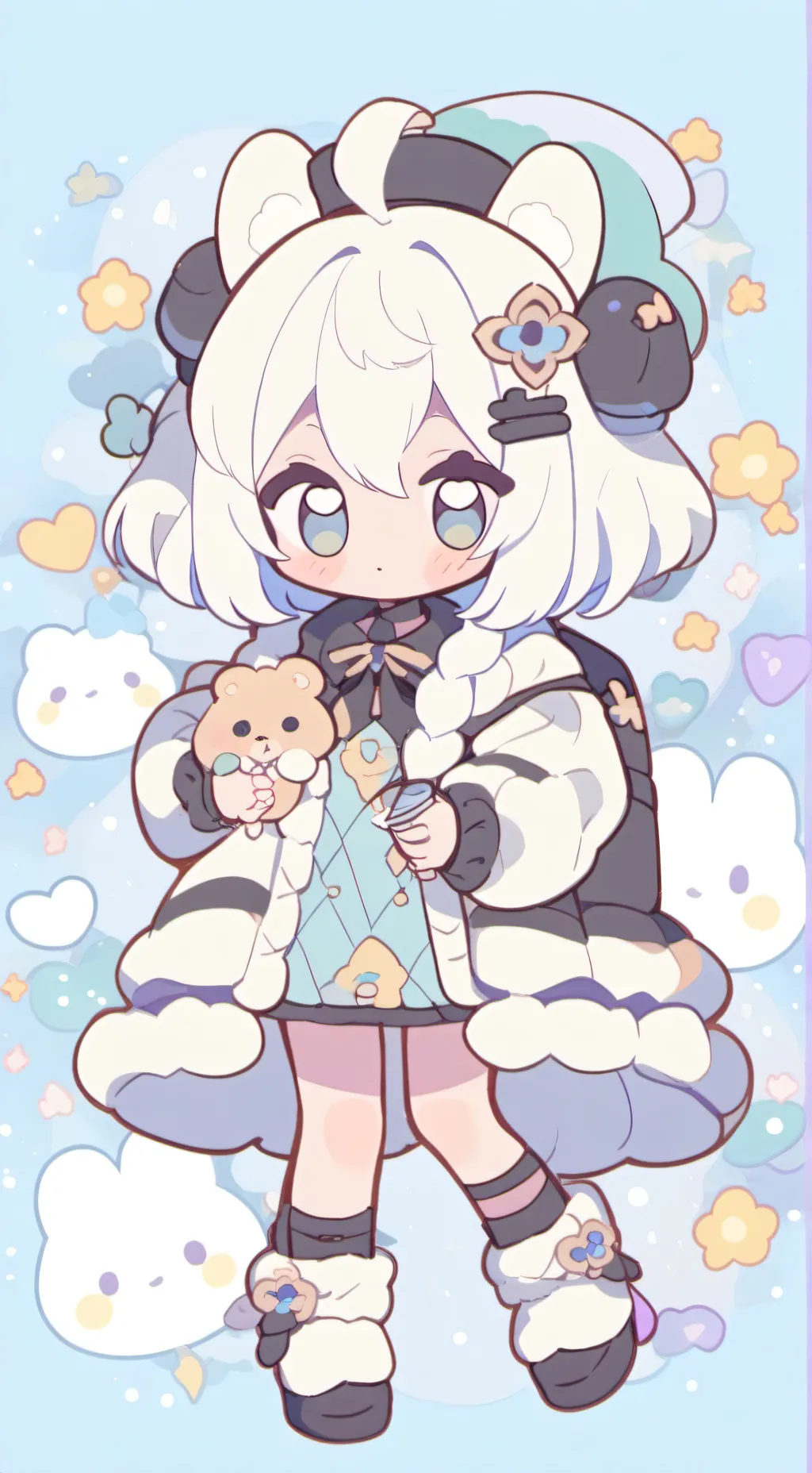 ai character: миса(⁠•⁠‿⁠•⁠) background