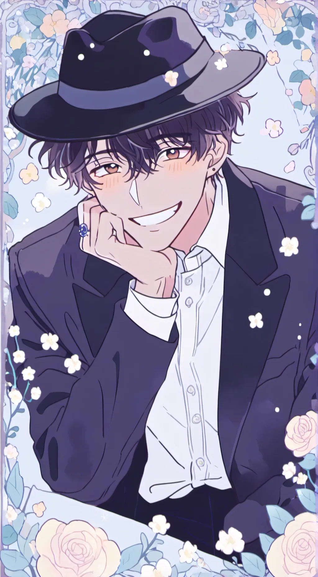 ai character: ~Mystery Man~ background