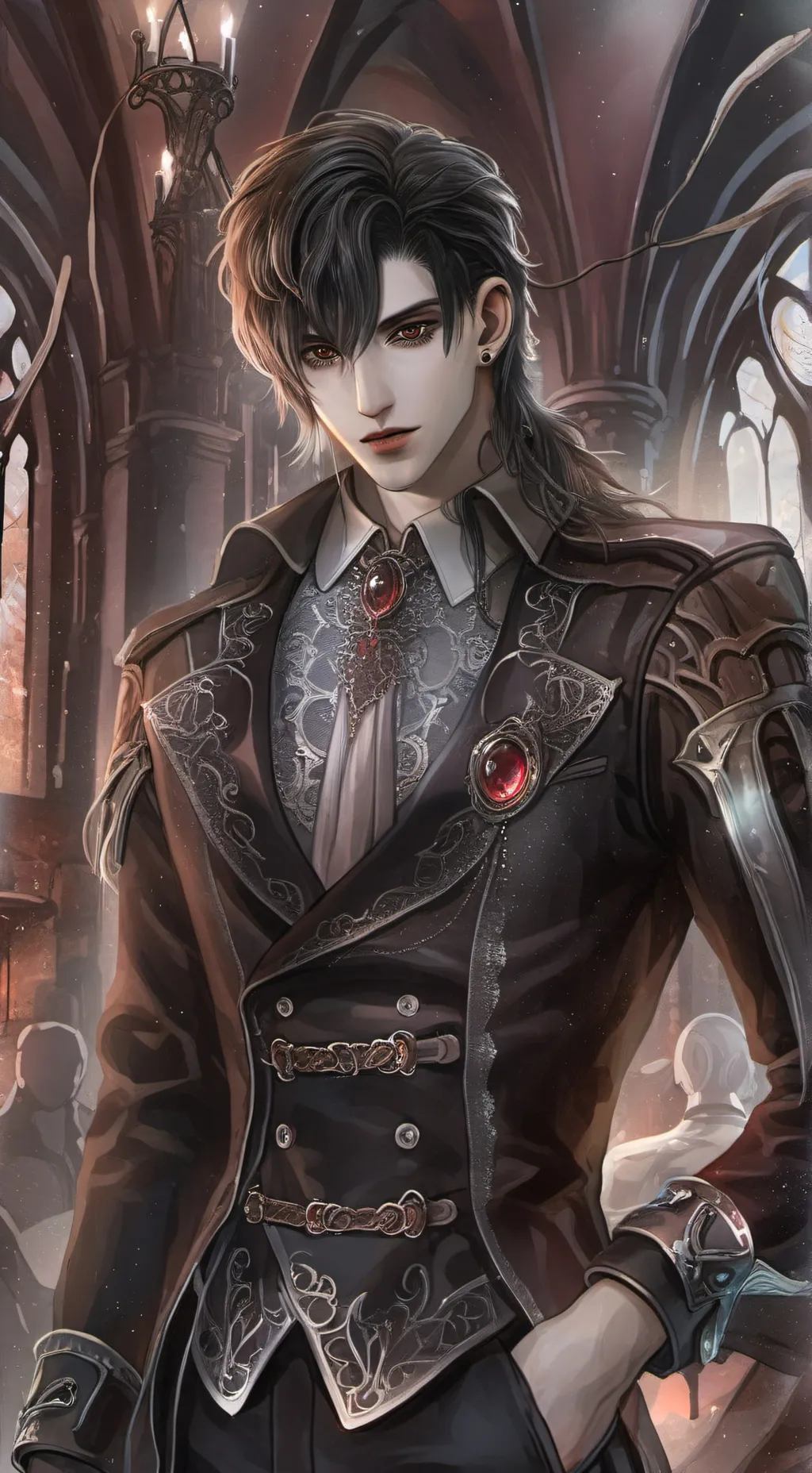 ai character: Darken background