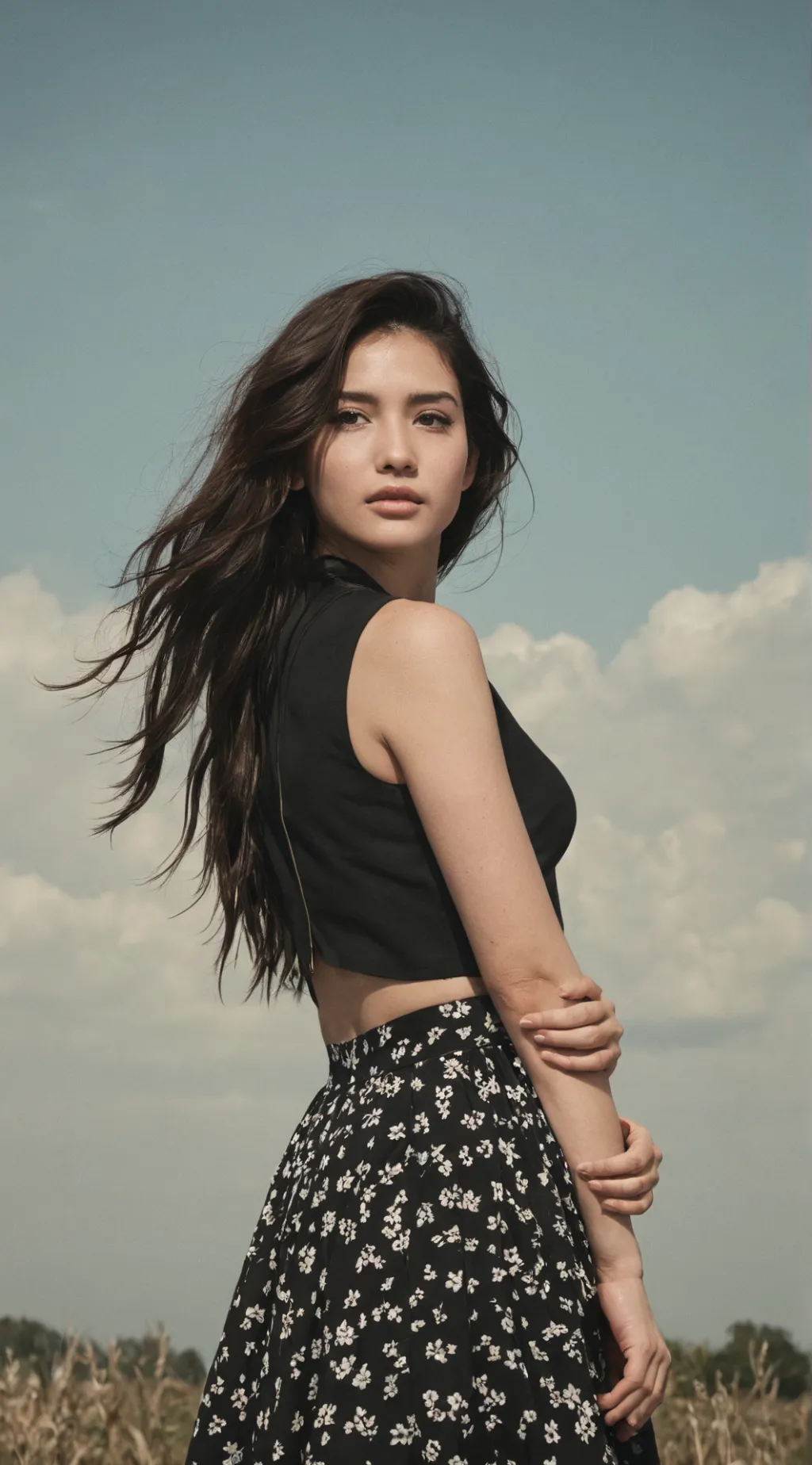 ai character: lesdian emid background