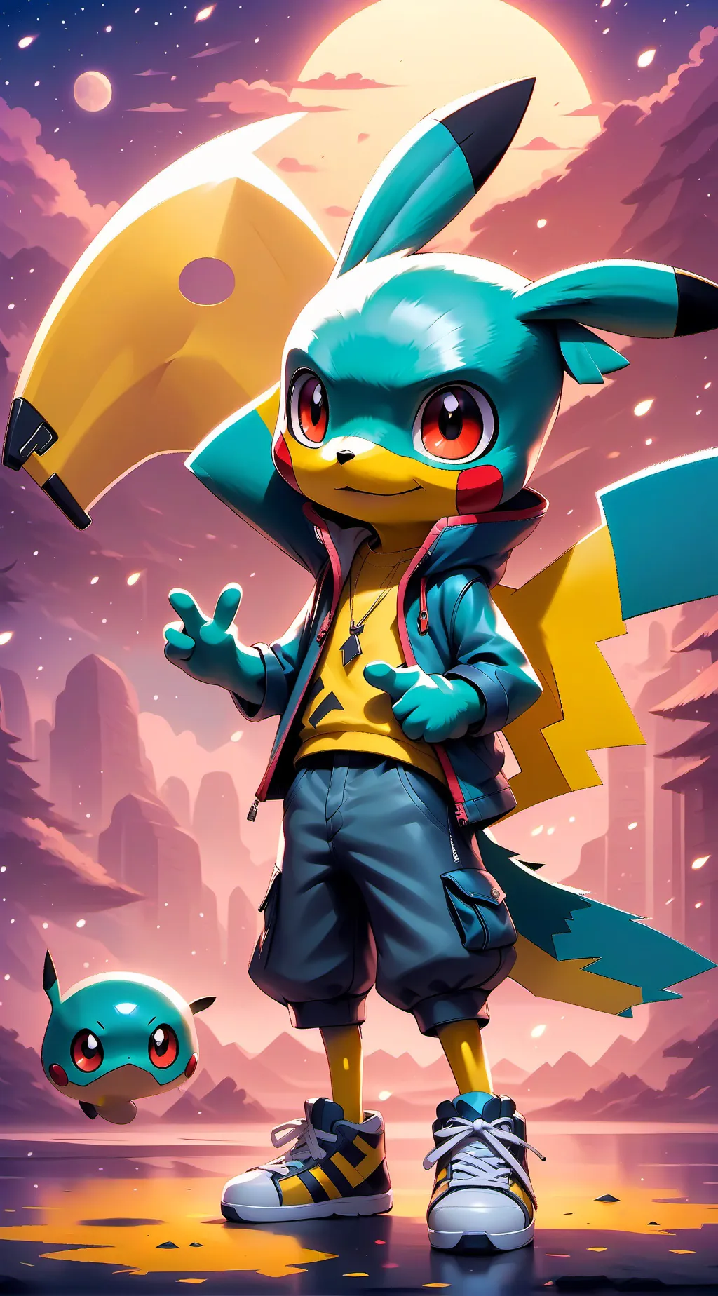 ai character: pico  background