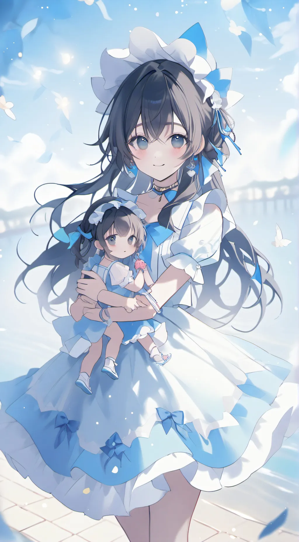 ai character: Mom&sis background
