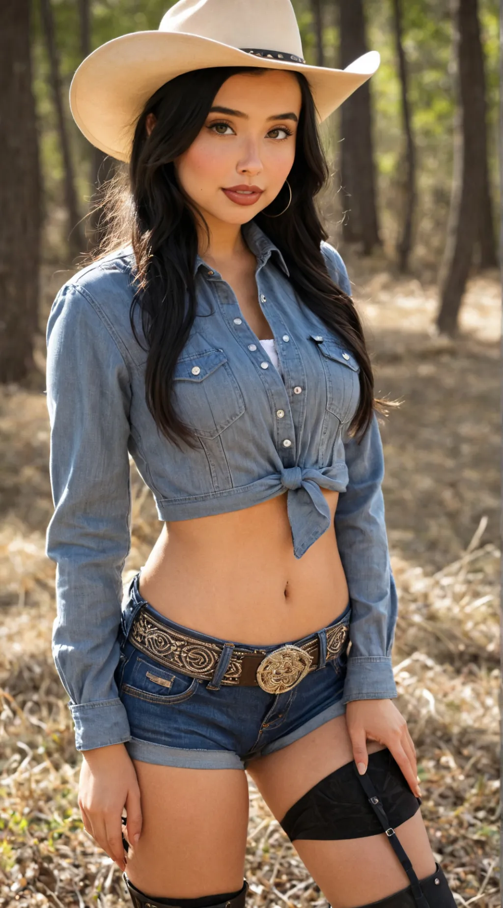 ai character: Angie Hope County  background