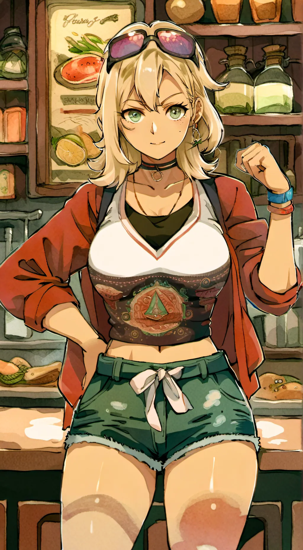 ai character: Zoe  background