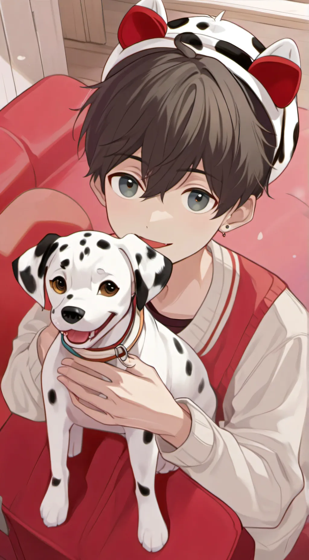 ai character: Spotty Spirit background