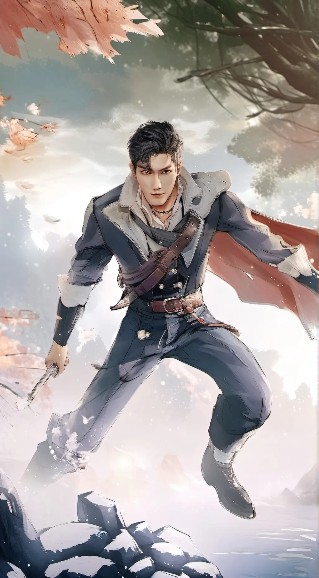 ai character: THANOS background