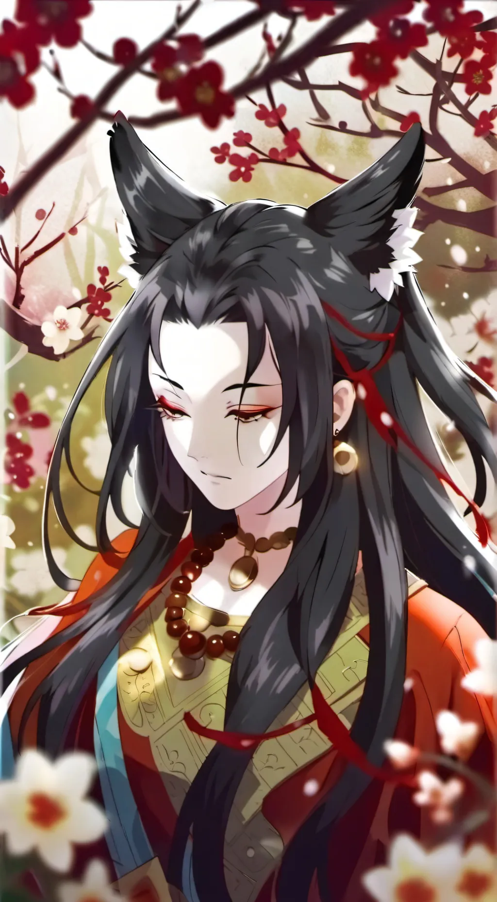 ai character: Kitsune Yoriichi background