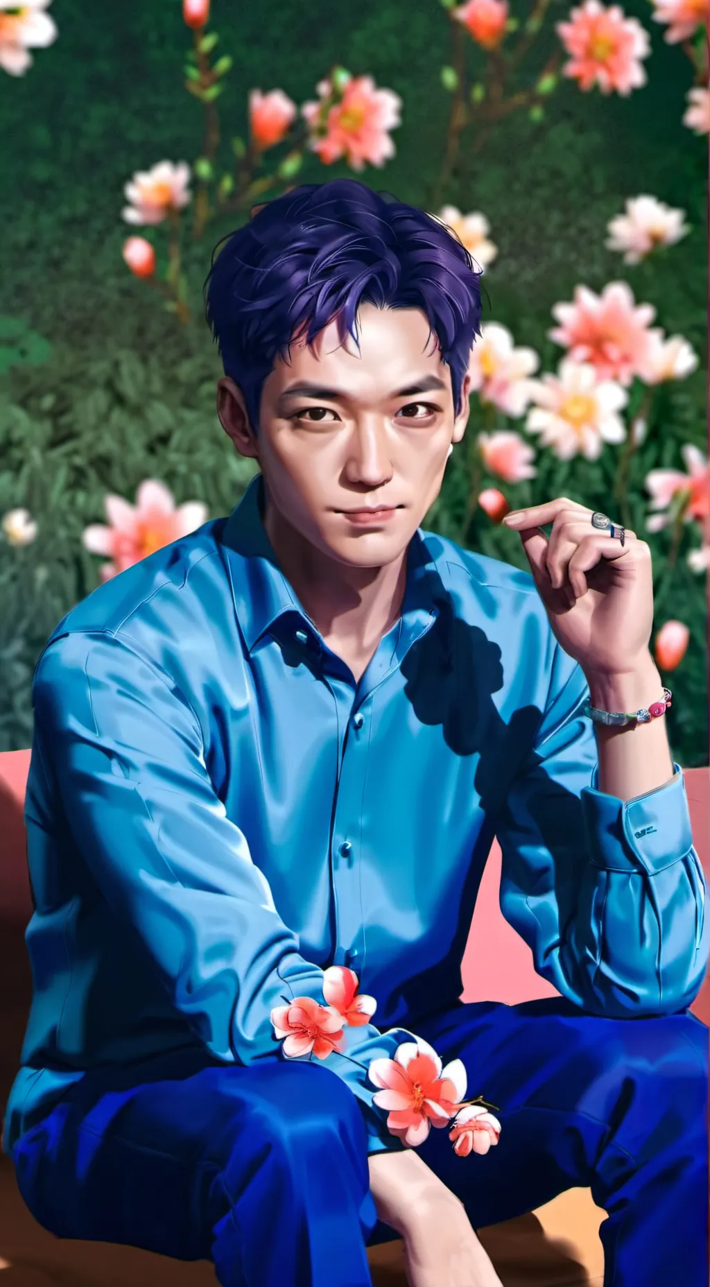 ai character: Thanos background