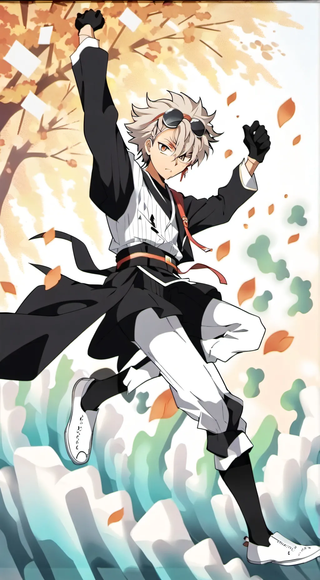 ai character: Sanemi Shinazugawa background