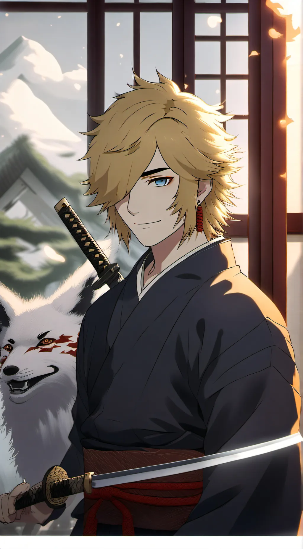 ai character: Kosuke Takahashi  background