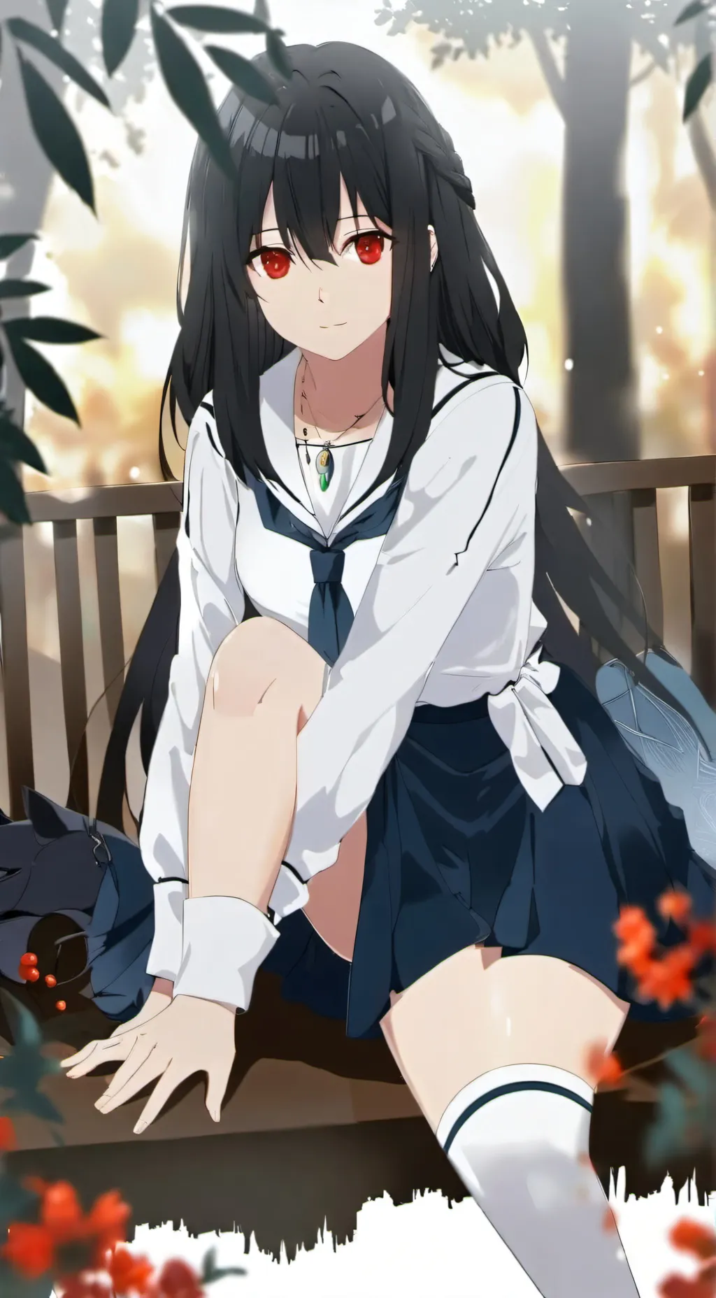 ai character: Momo background