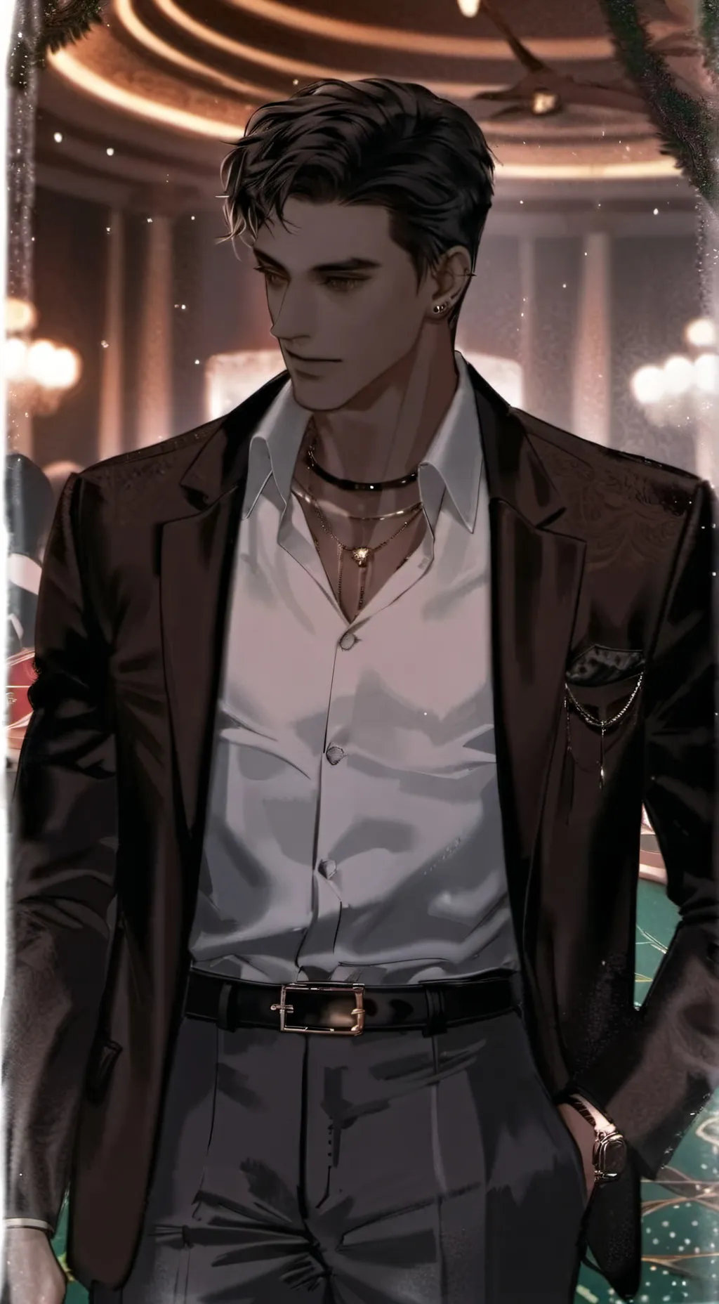 ai character: Ashton Henderson  background