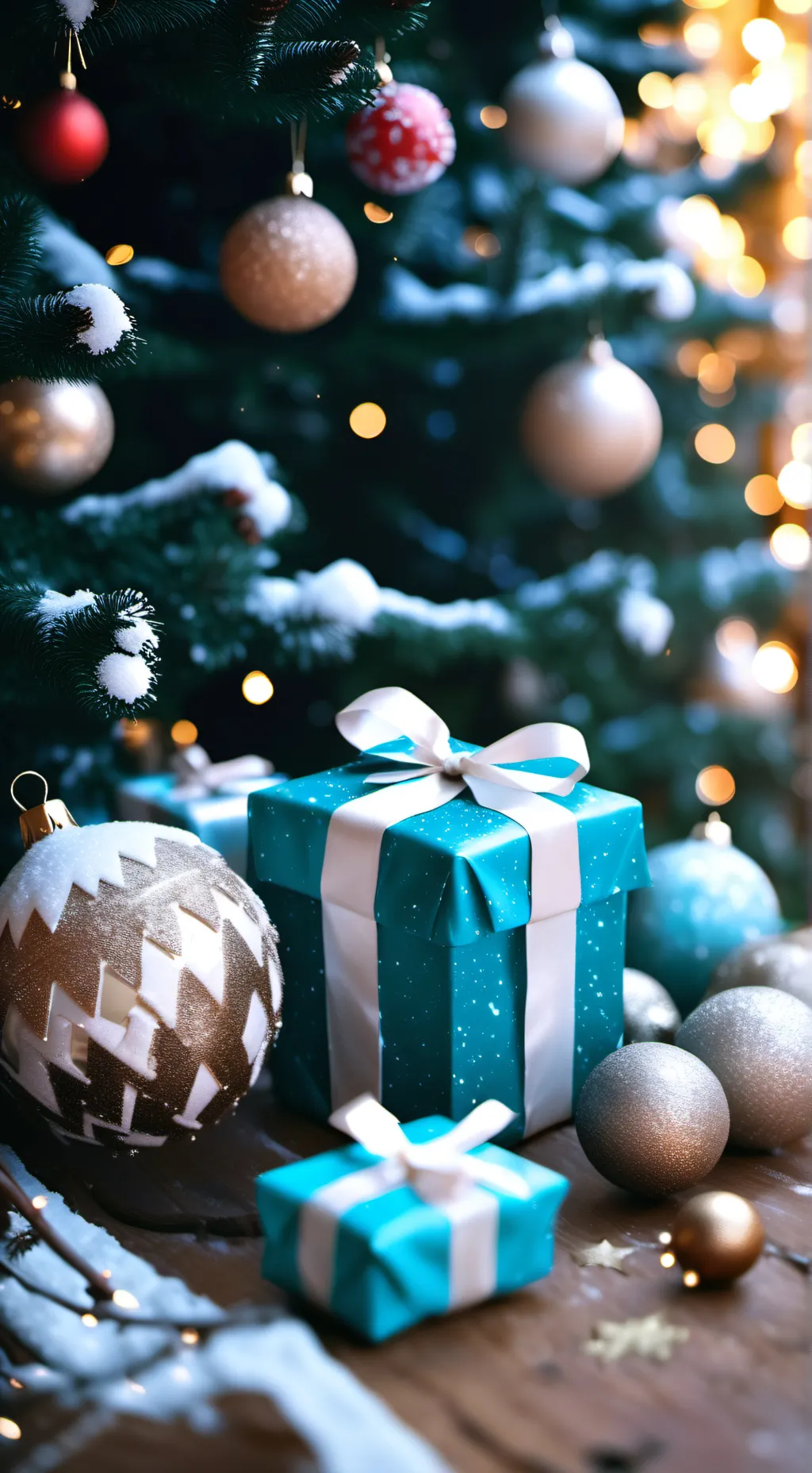 ai character: DW-Christmas background