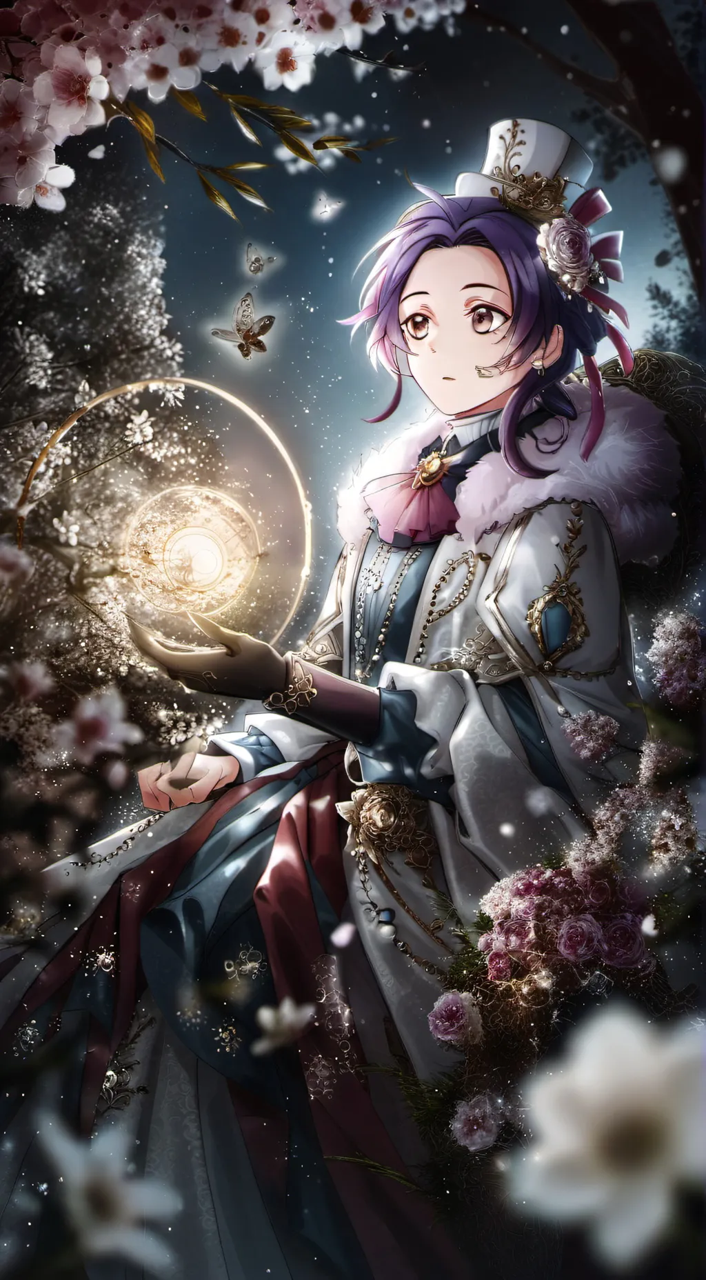 ai character: Shinobu VS Douma background