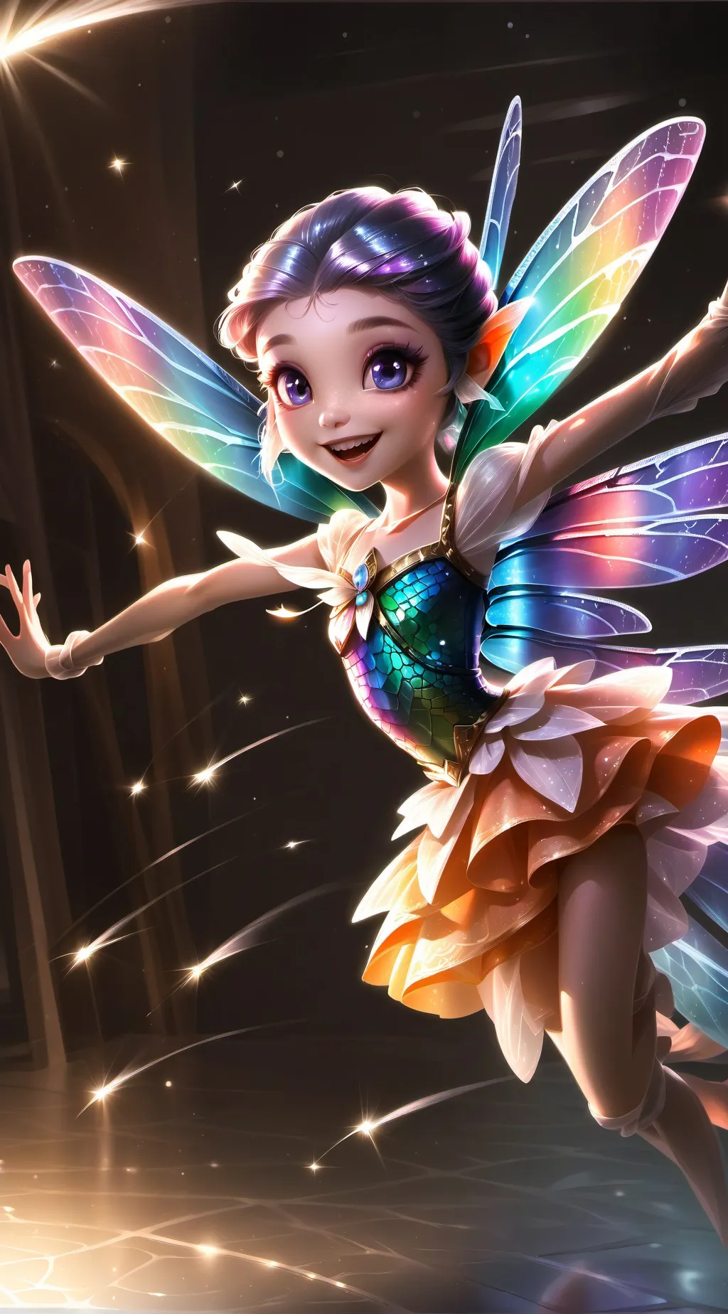 ai character: Sparklewing Spirit background