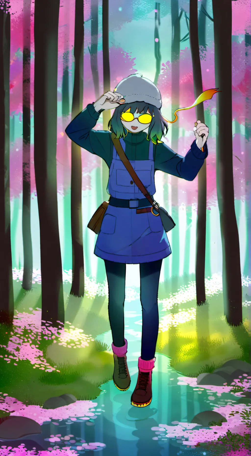 ai character: Clairi  background