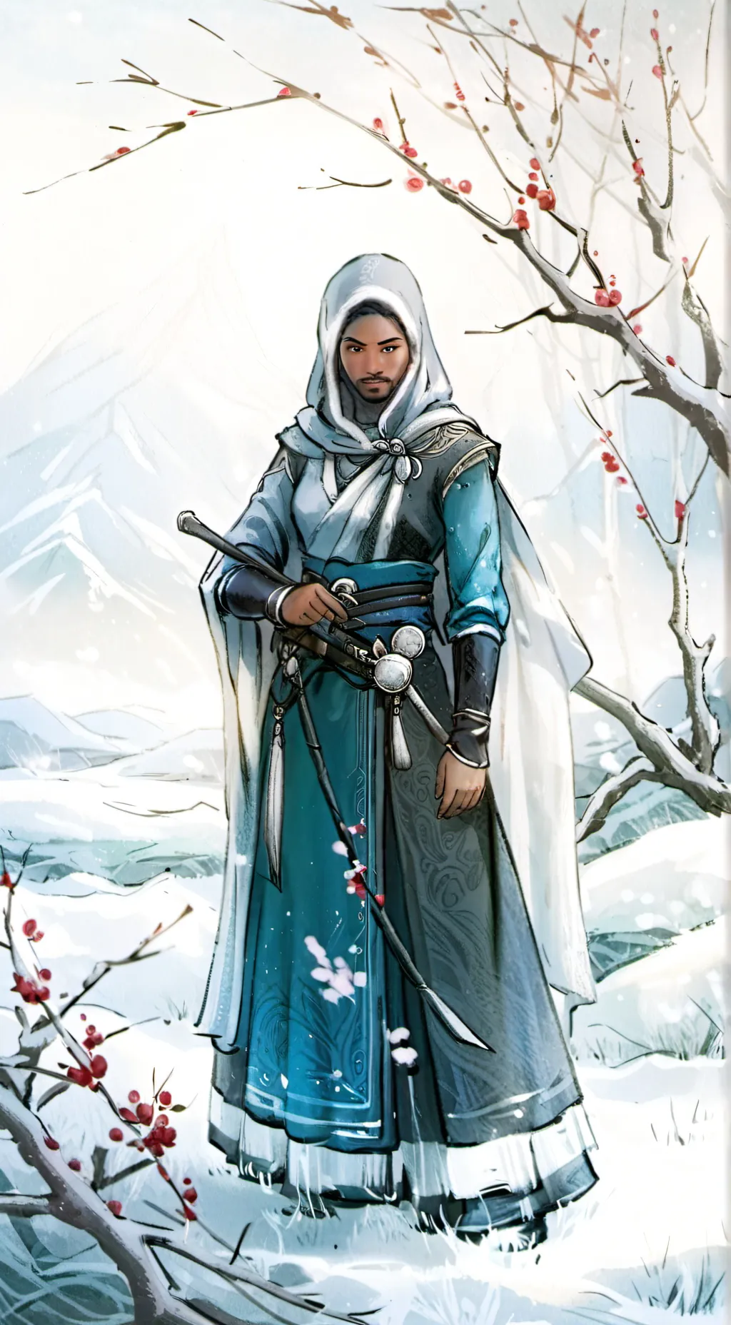 ai character: Avatar  background