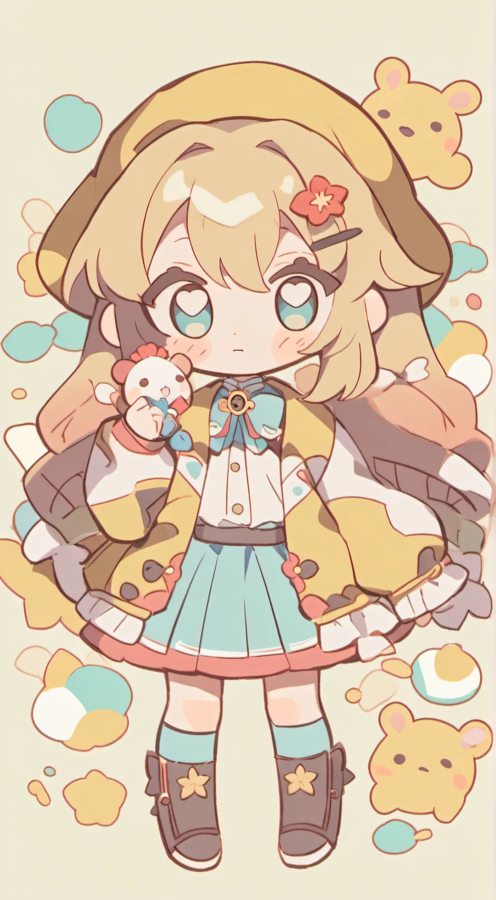 ai character: Moonflower!! background