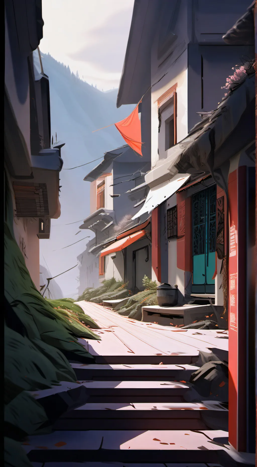 ai character: colors! background