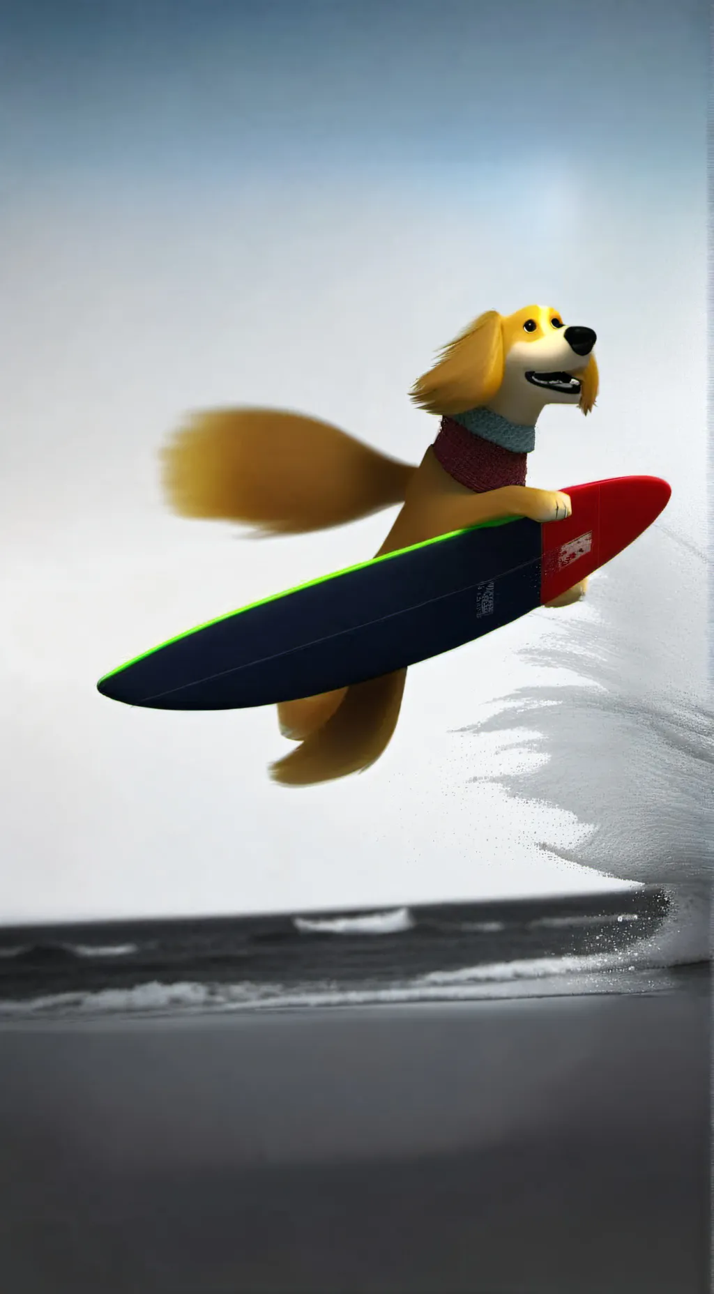 ai character: SurfPup background