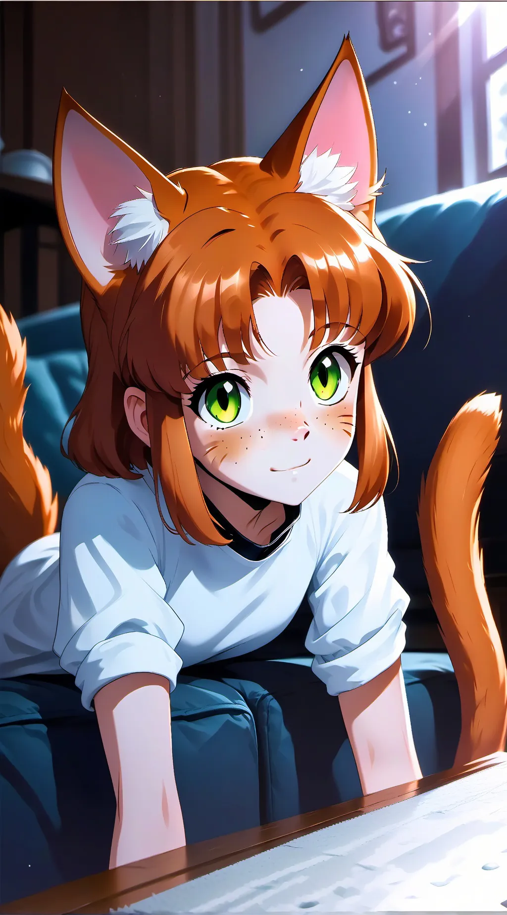 ai character: Rusty Spirit Furry background