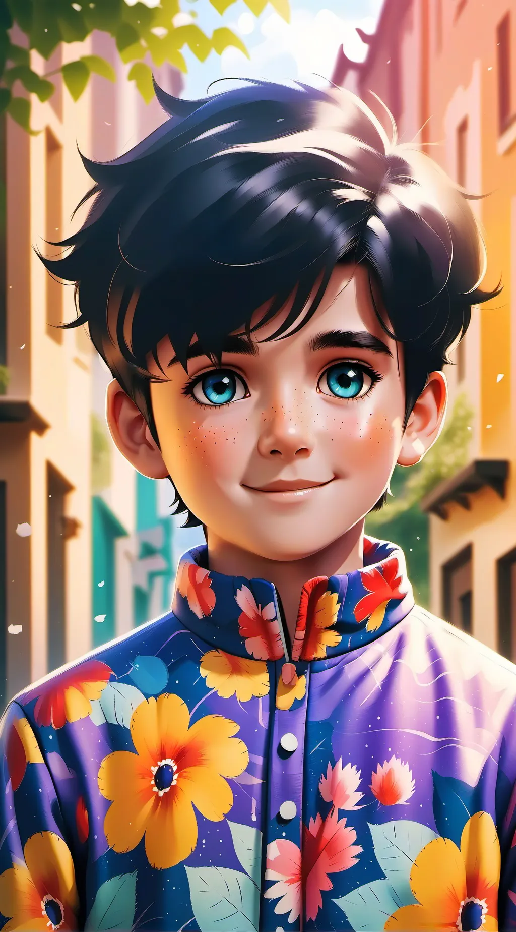 ai character: Hh prank too far.  background