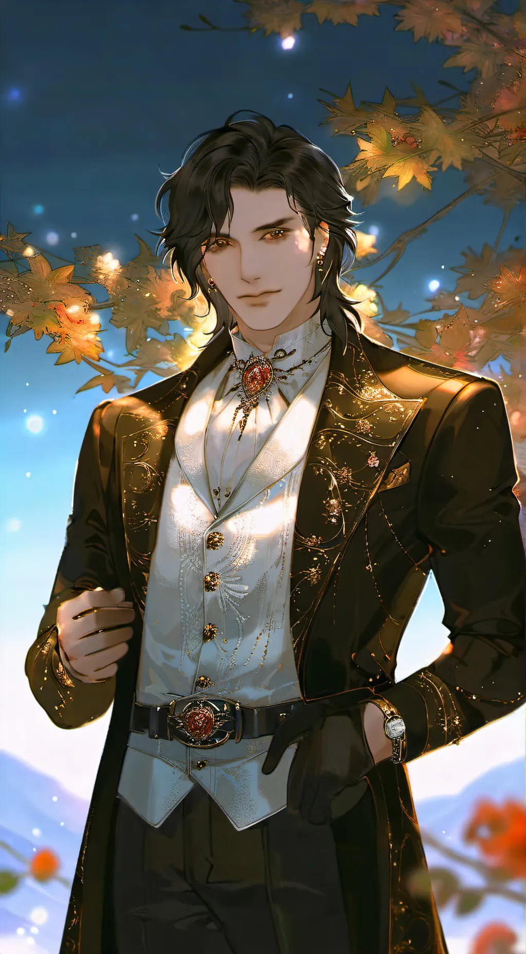 ai character: archur  background