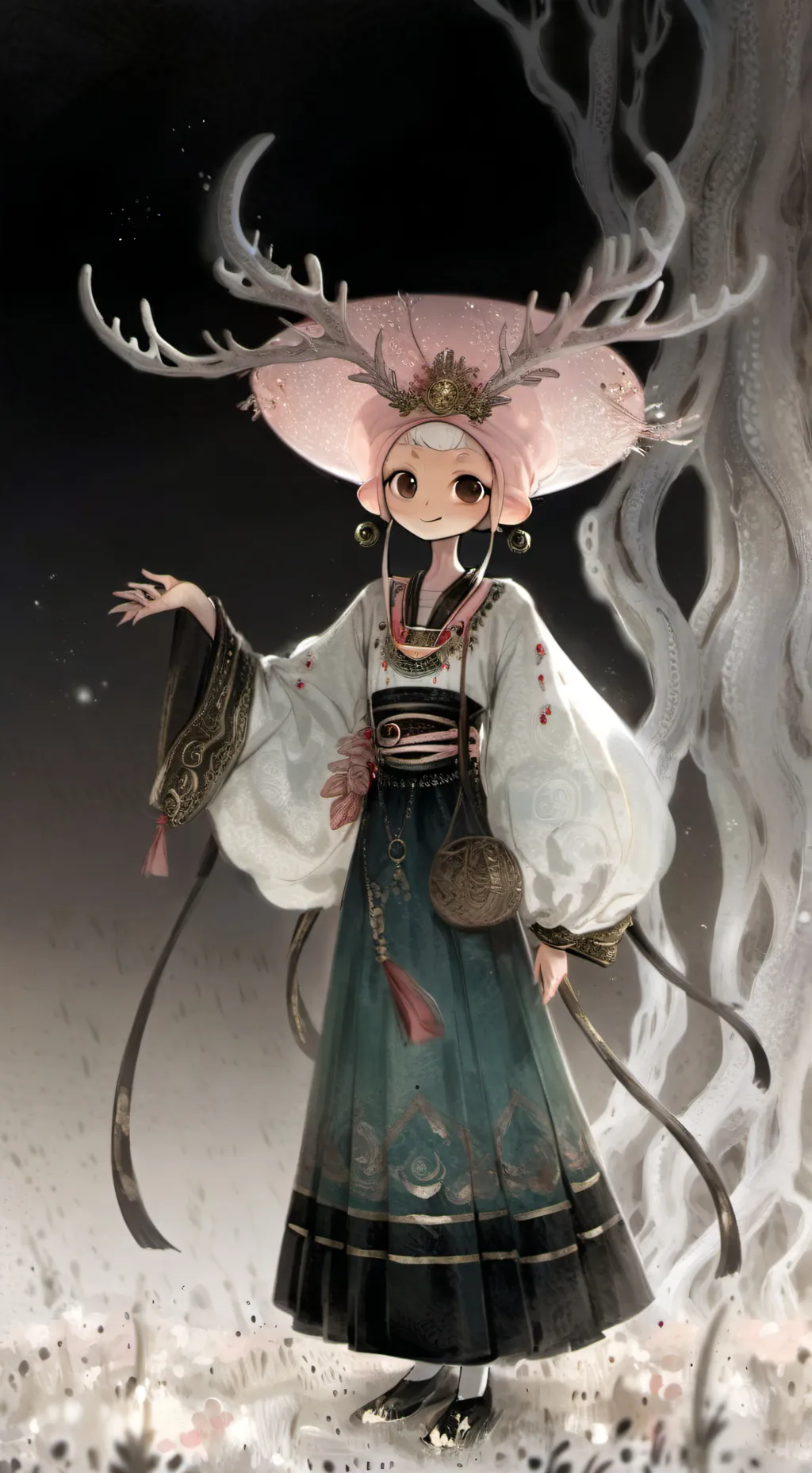 ai character: Cosmo X sprout background