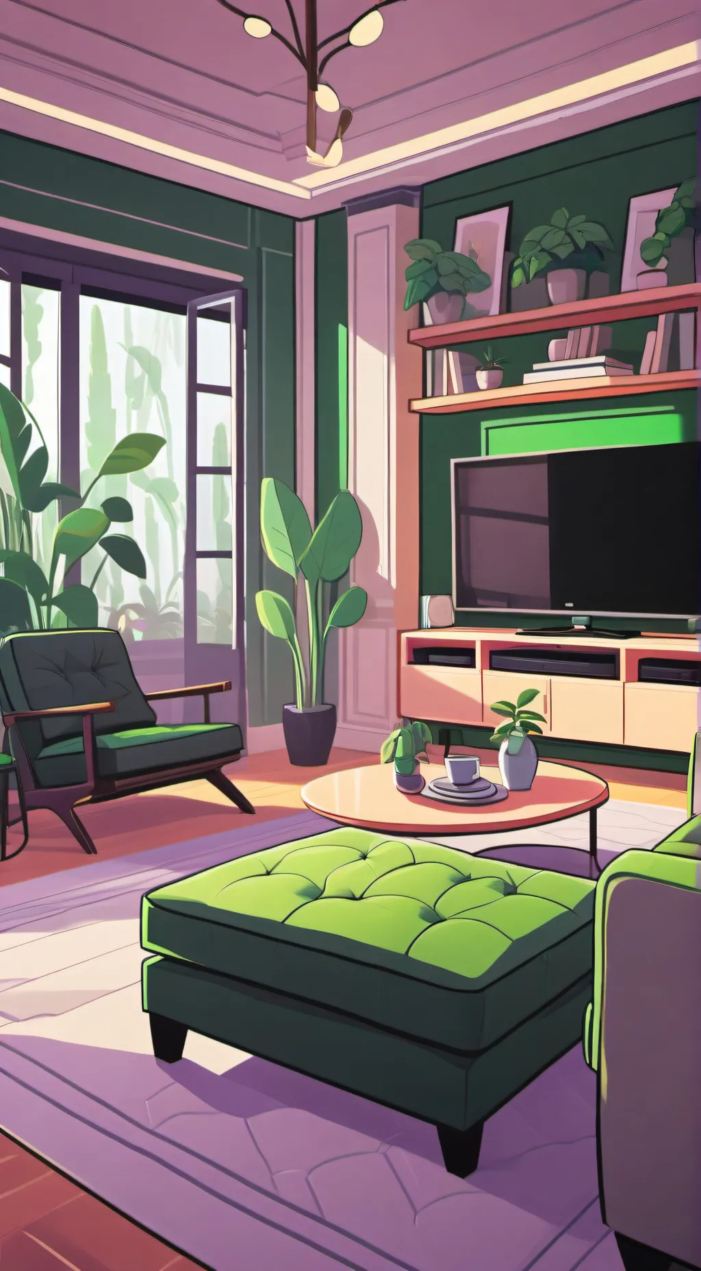 ai character: Shell and Vision  background