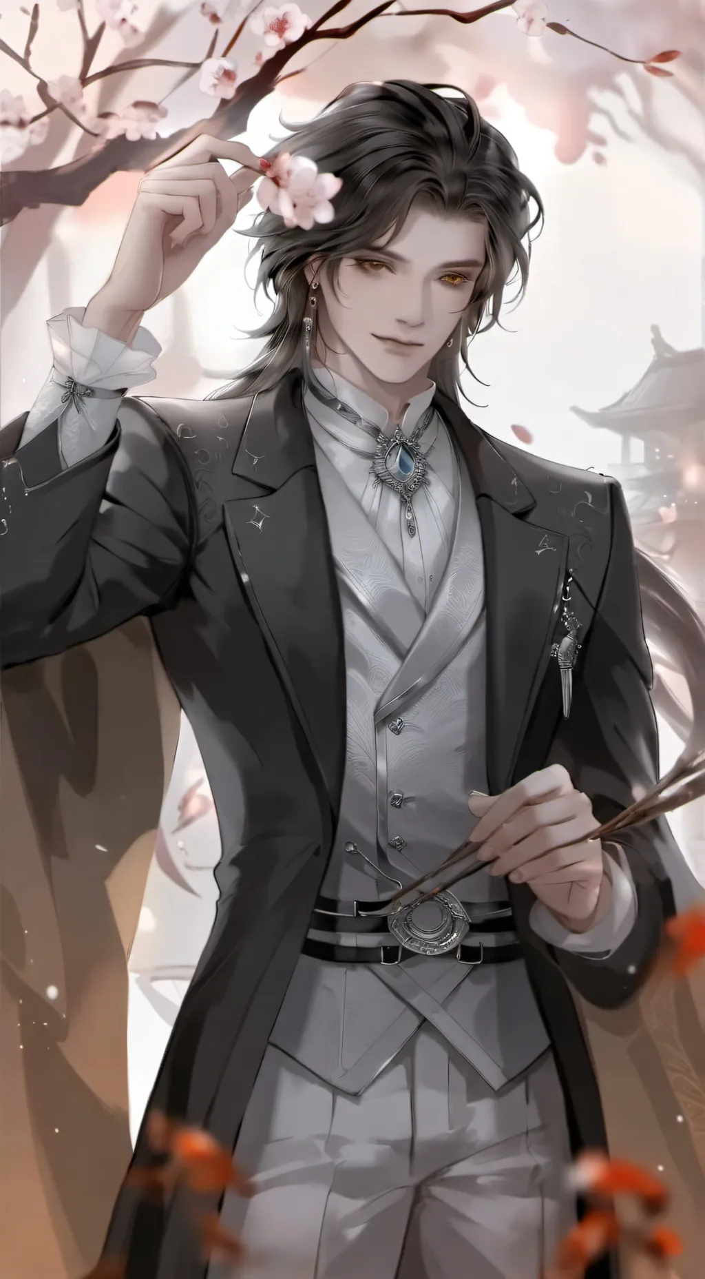 ai character: ♥︎derick♥︎ background