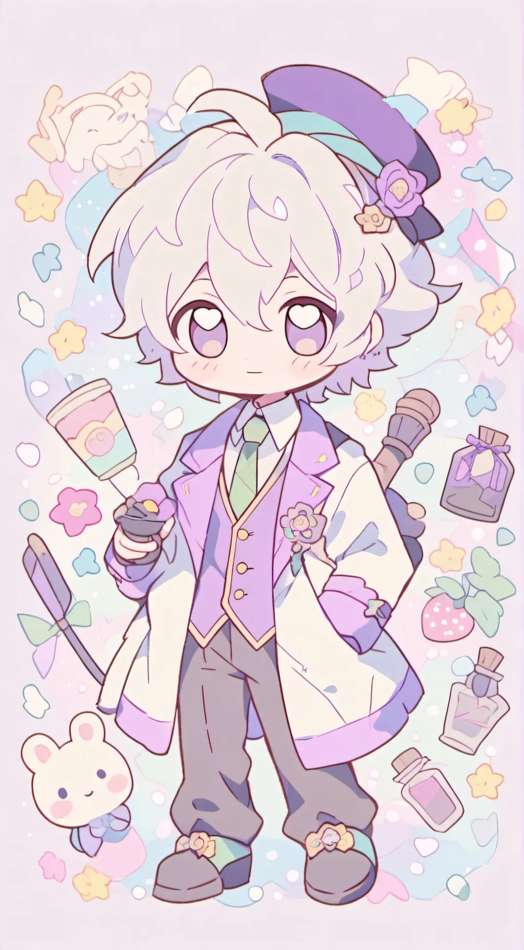 ai character: Afton+Emily  background