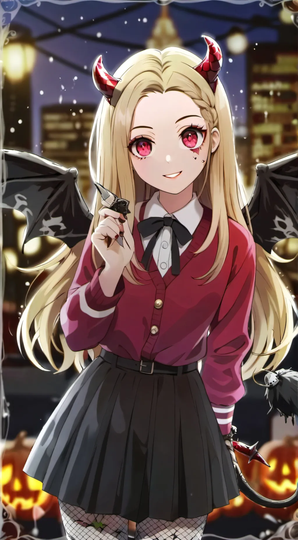 ai character: 😈💋Phoebe😈 background