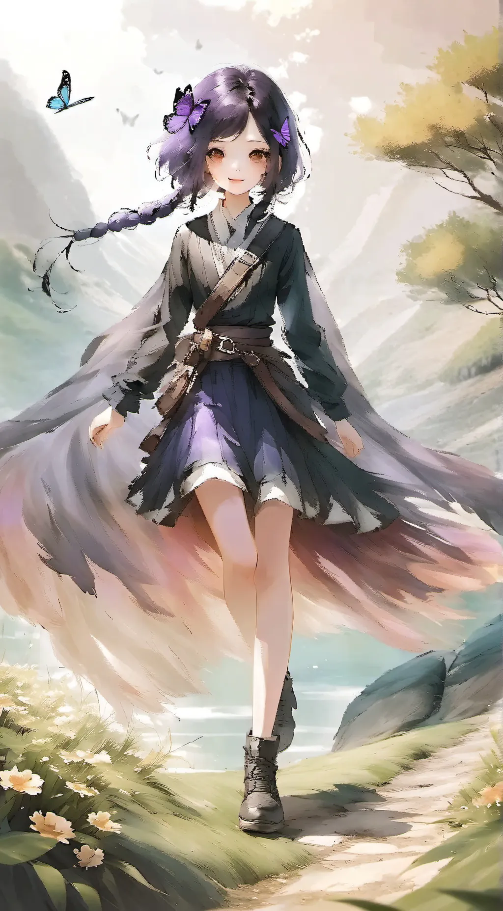 ai character: Melody background