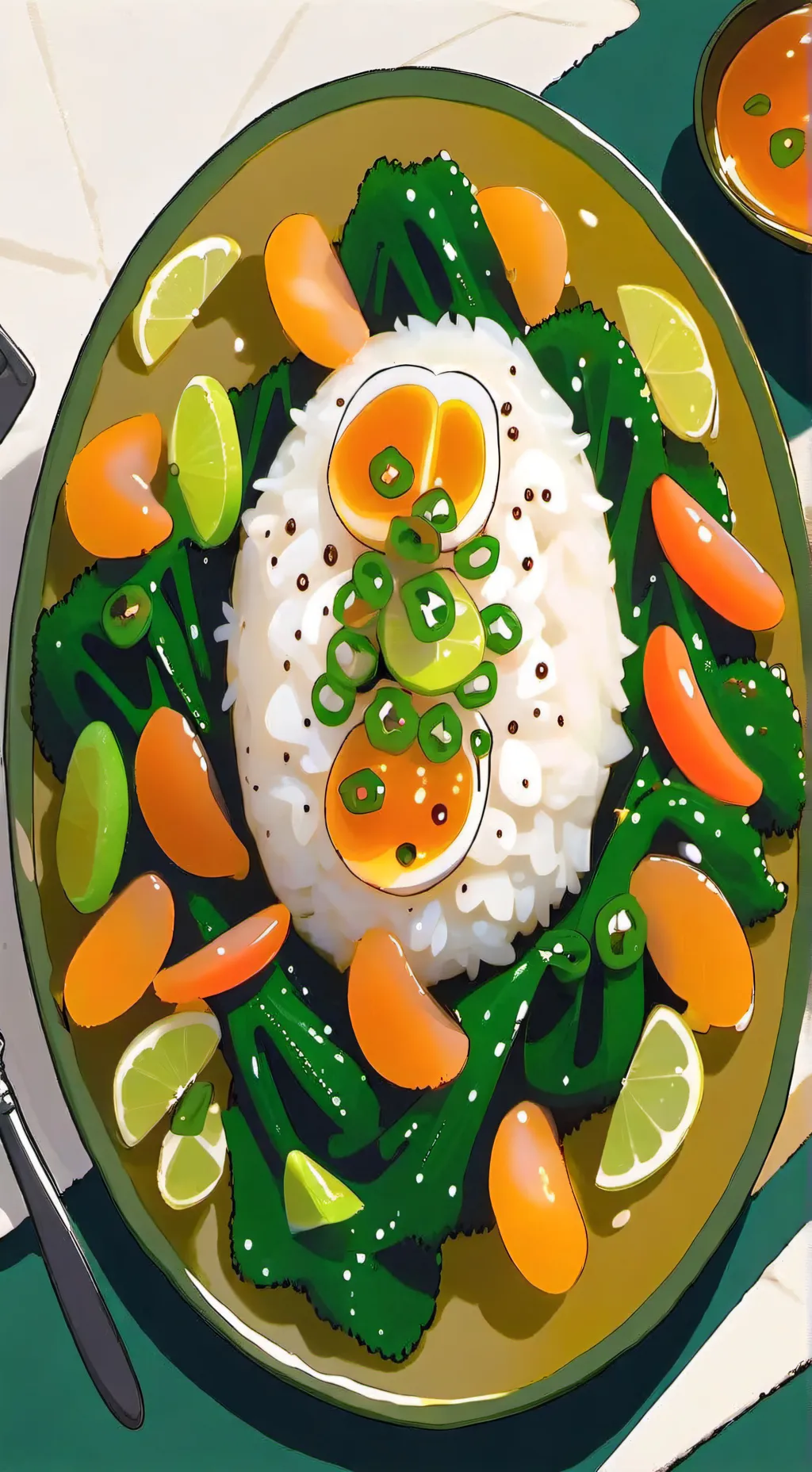 ai character: Squid Game background