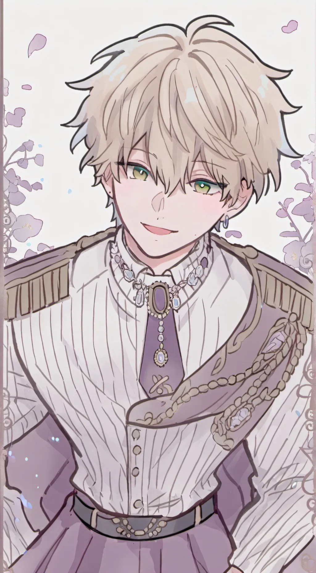 ai character: Bakugo x Deku background