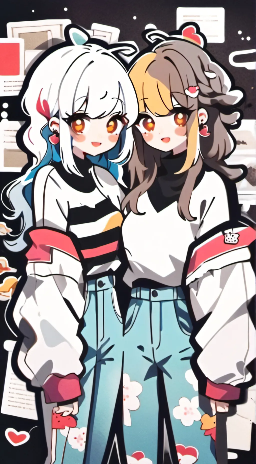 ai character: Gay star ⭐️  background