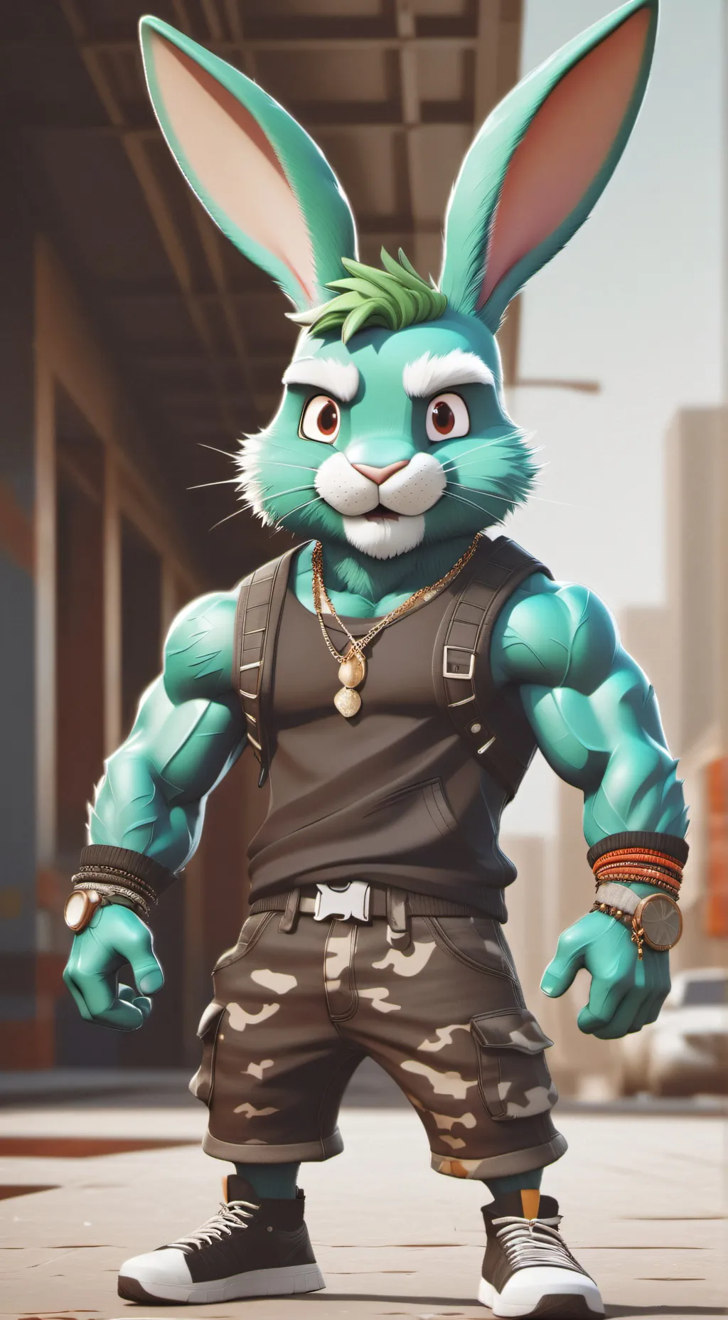 ai character: Franklin background