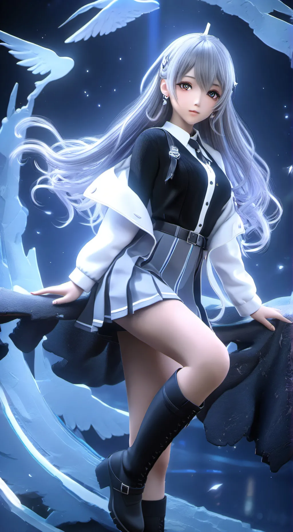 ai character: Liza  background