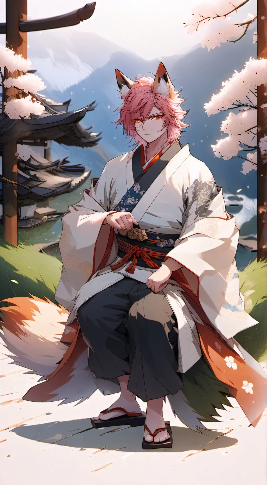 ai character: Kitsu background