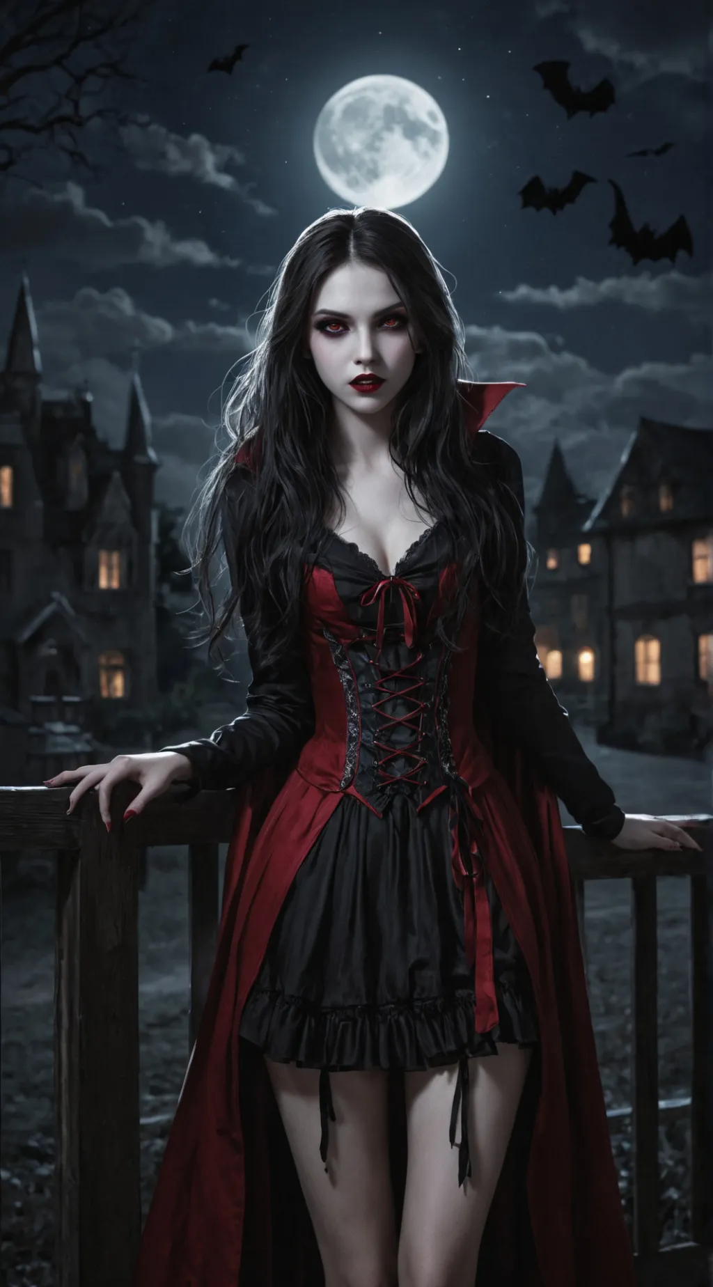 ai character: Maisy Scarlett  background