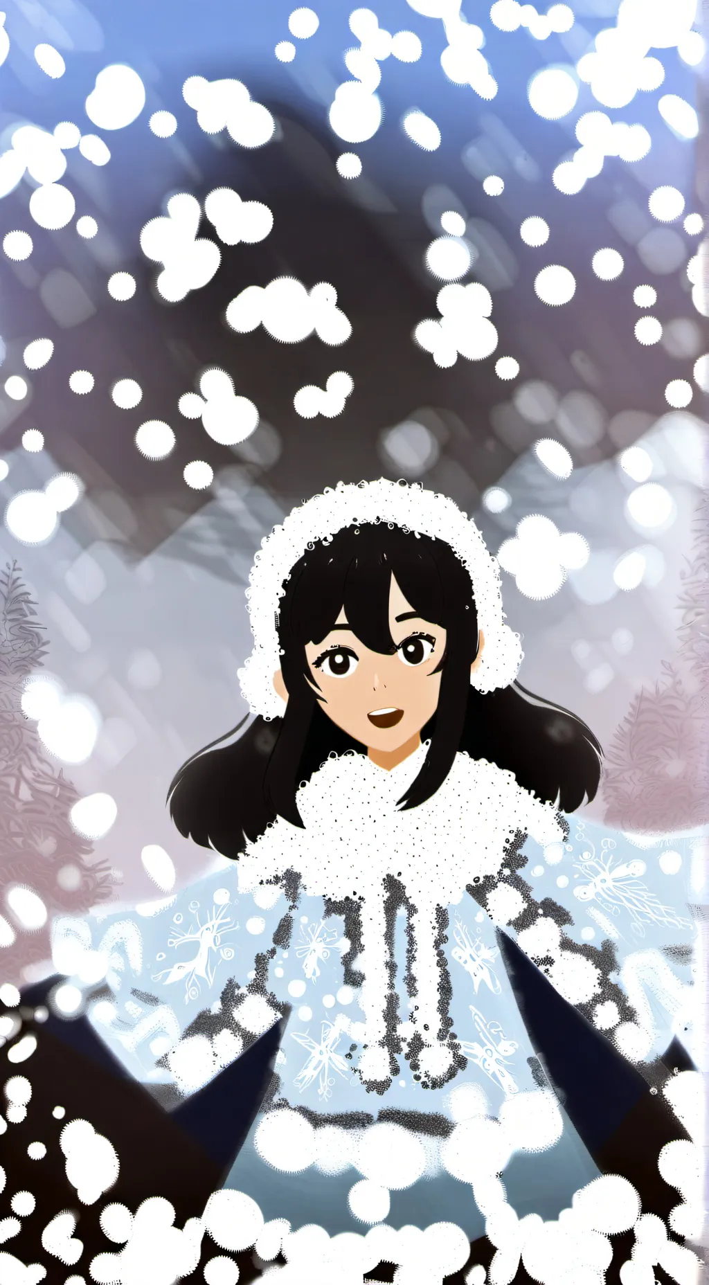 ai character: NINI background