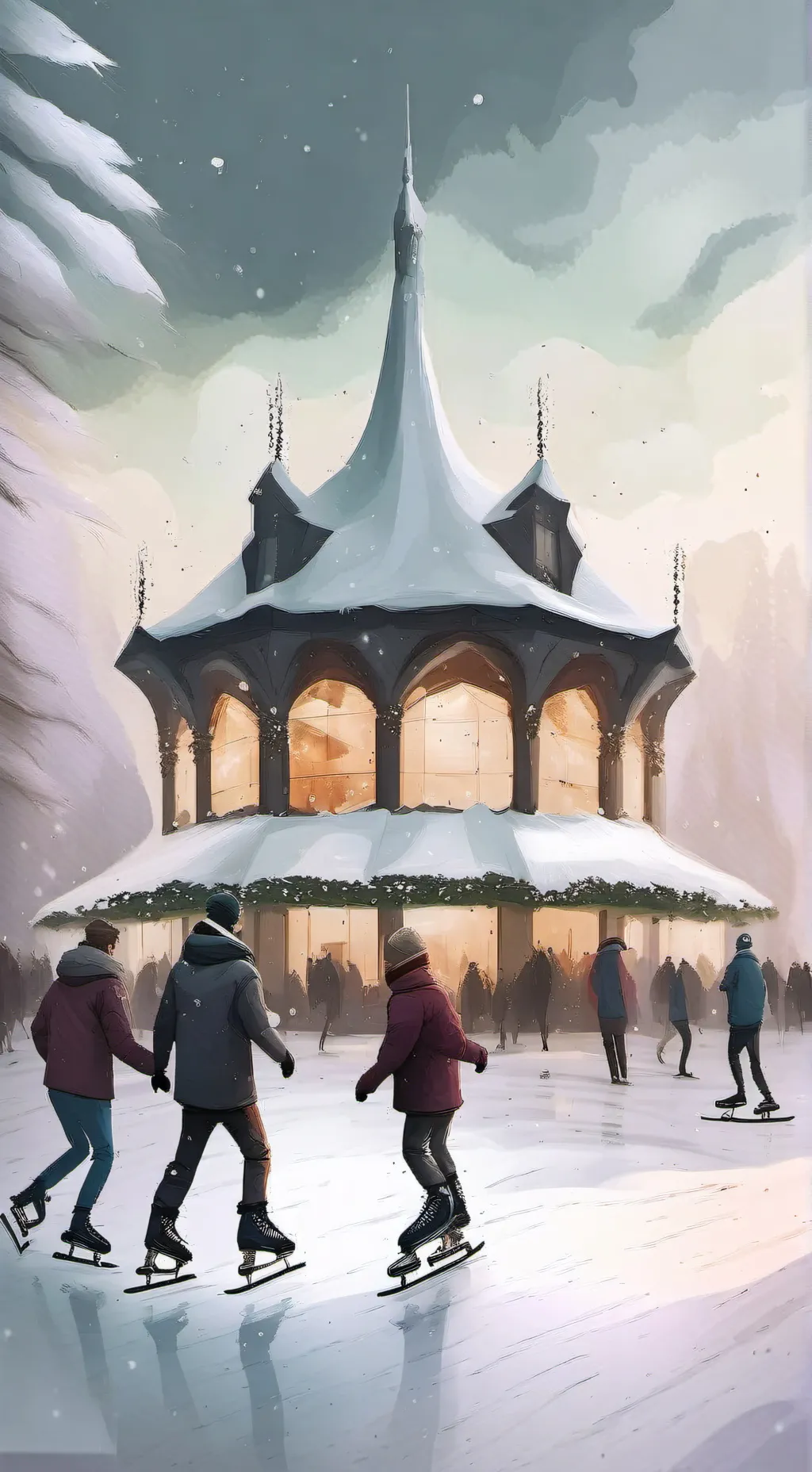 ai character: An MHA Winter. background