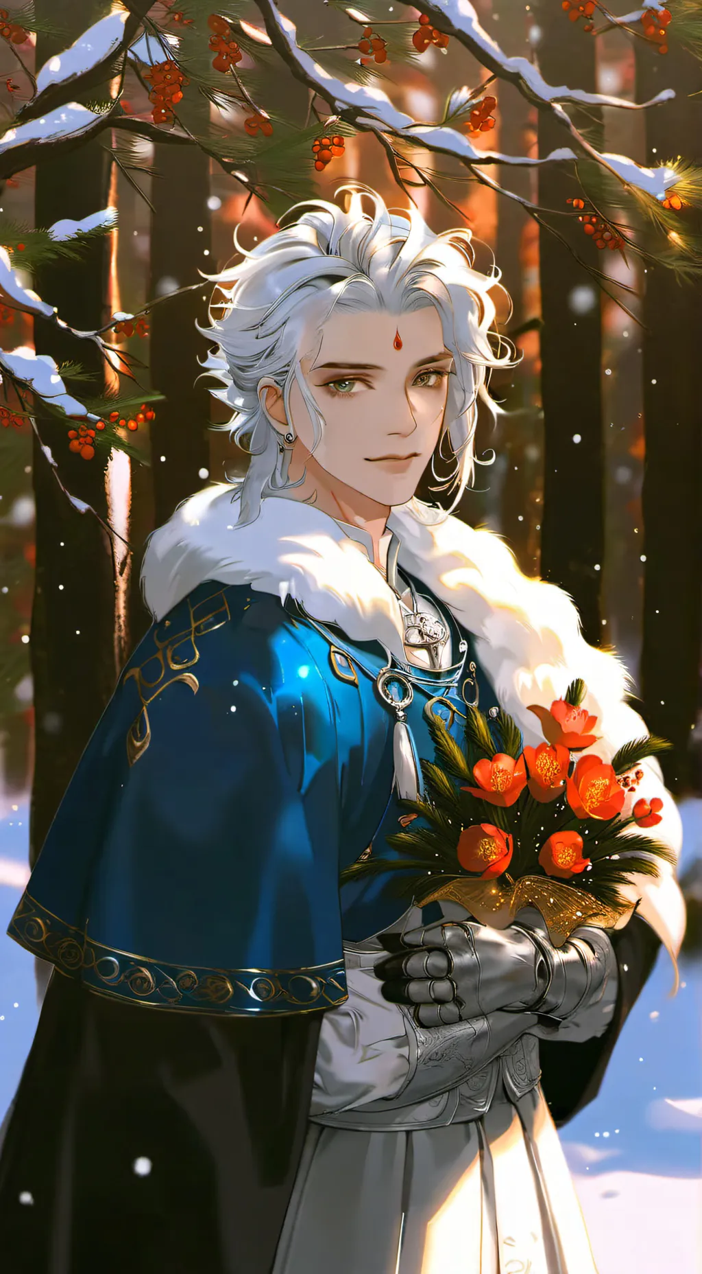 ai character: Magnus 🏔️❄️🥀 background