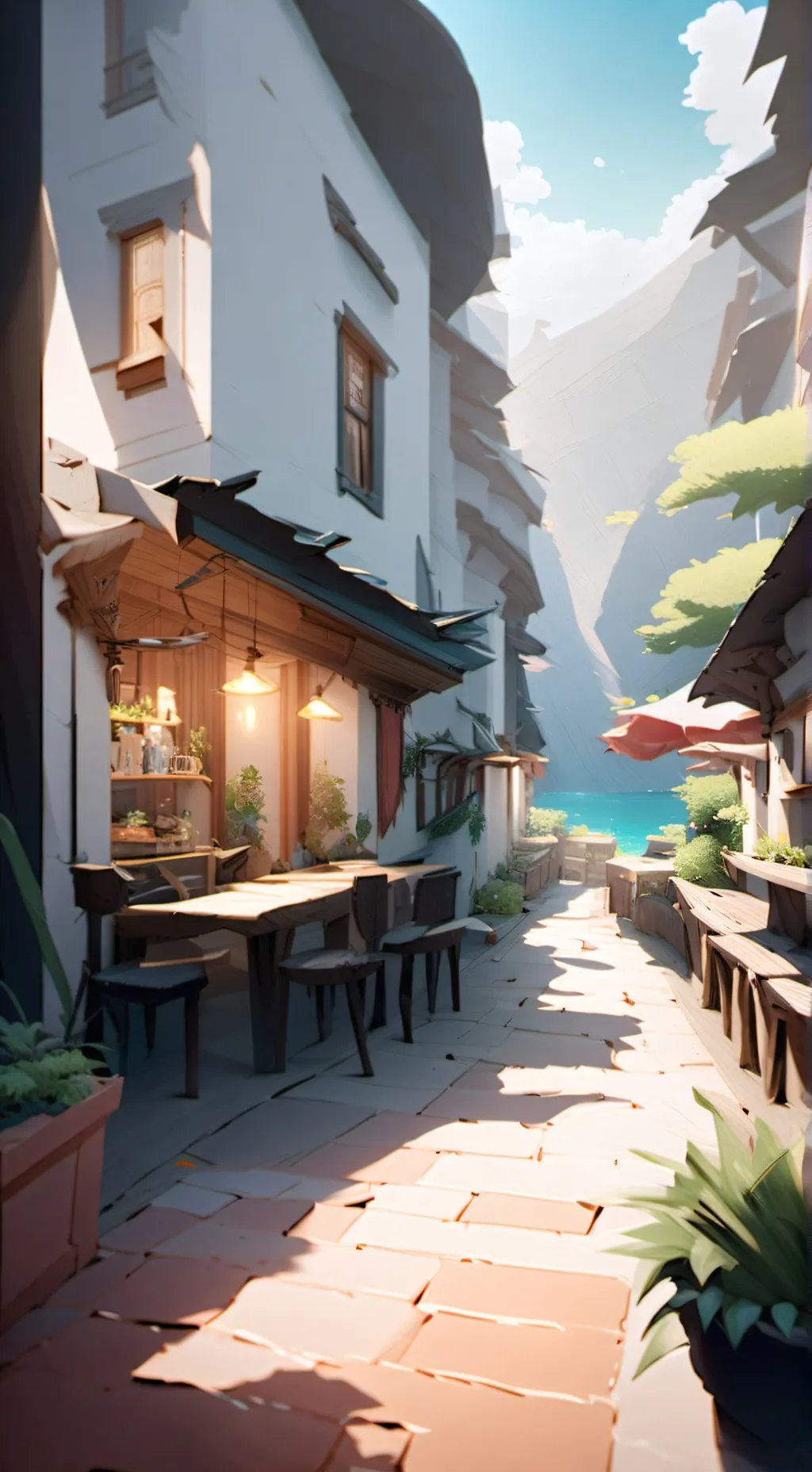 ai character: uraraka y Deku  background