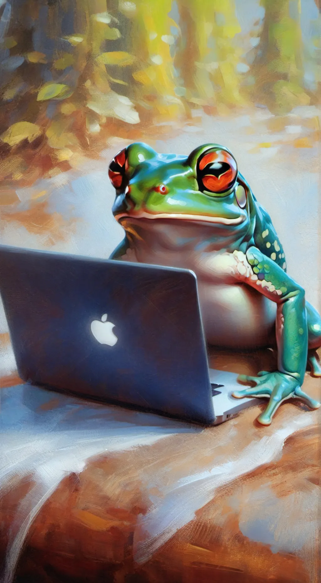 ai character: Bloop background