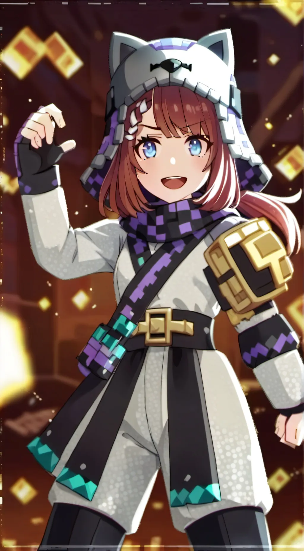 ai character: minecraft r63virus background