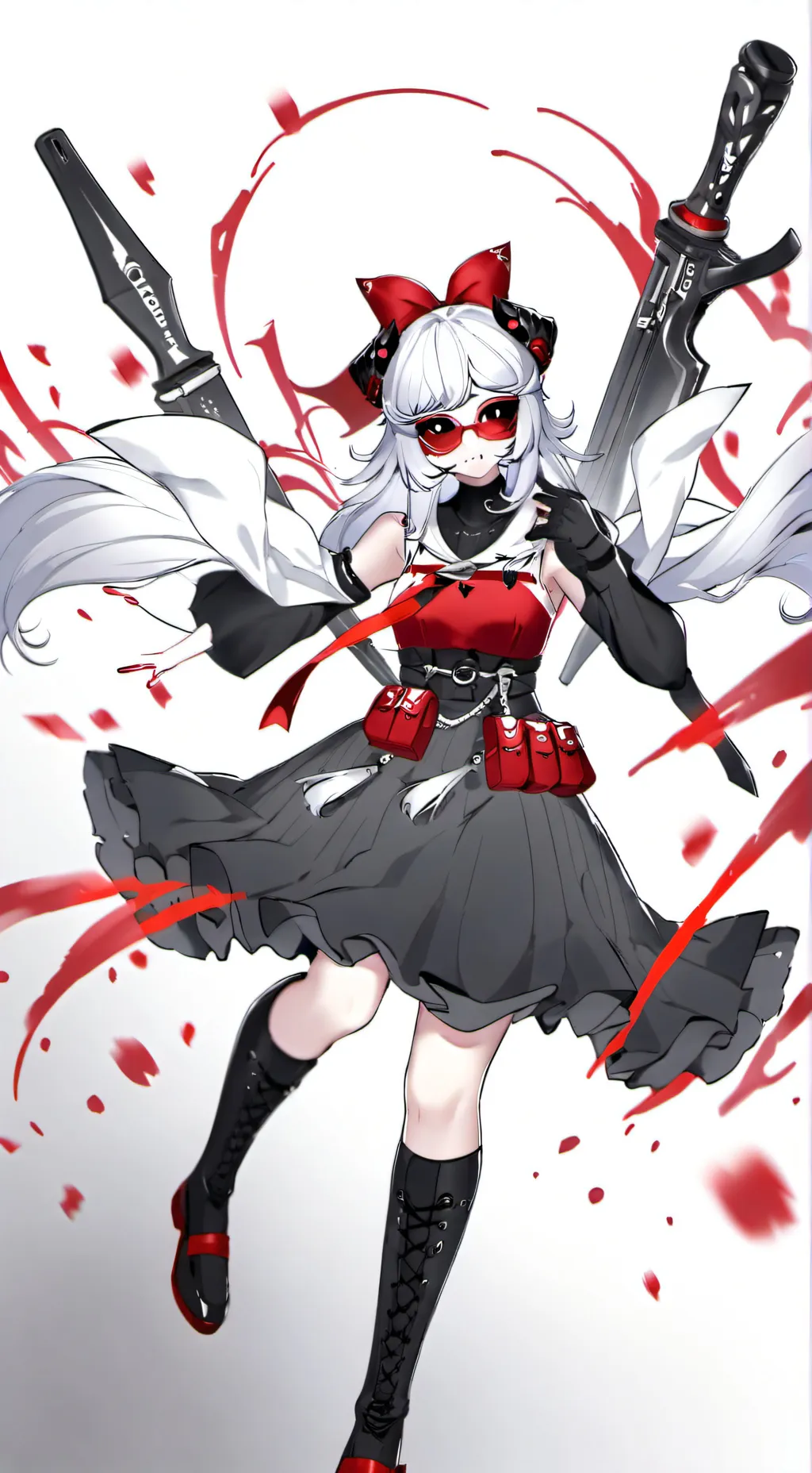 ai character: toxic e-girl. background