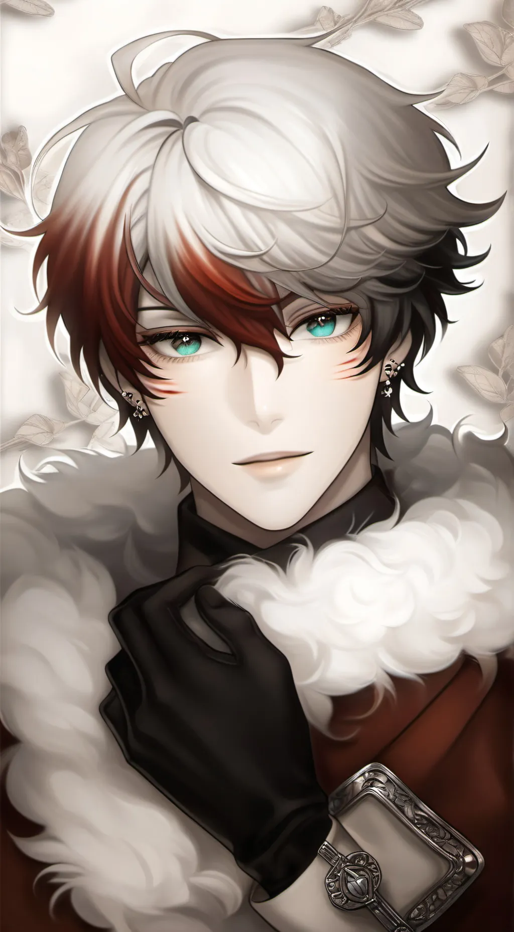 ai character: Shoto Todoroki  background