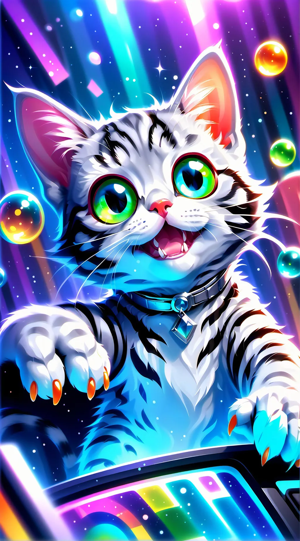 ai character: HumanCat background